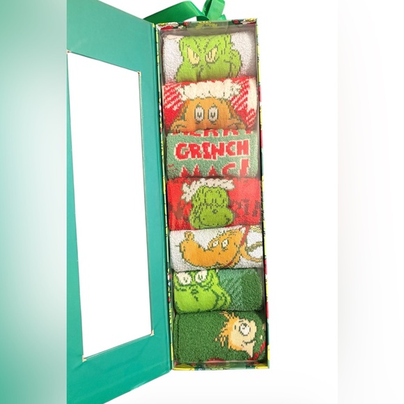 Dr. Seuss Grinch Men's Socks - - Picture 2 of 3